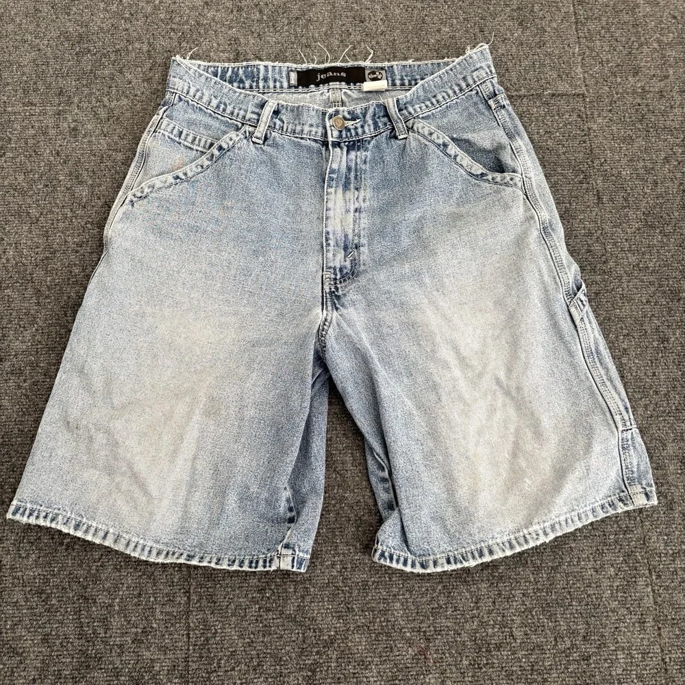 Vintage Y2K Levi's SilverTab Men's Denim Painter‎ Carpenter Shorts Size 32x10